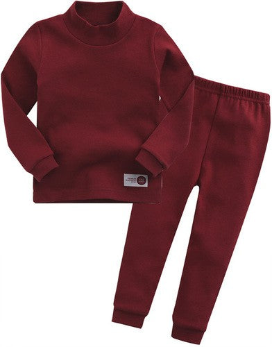 Burgundy Long Sleeve Pajama Set - FINAL SALE