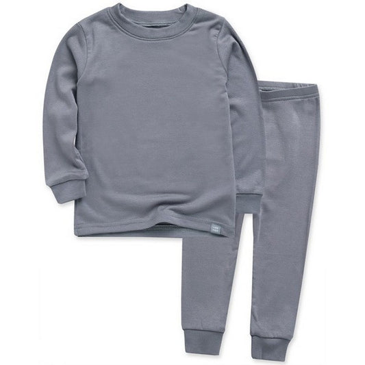 Gray Modal Long Sleeve Pajamas