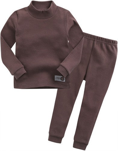 Brown Long Sleeve Pajamas - FINAL SALE
