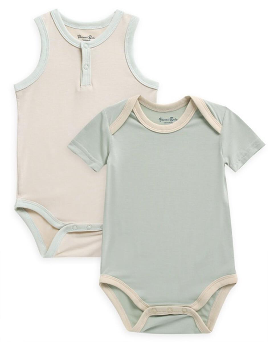 Mint Baby Jelly Bodysuit Set