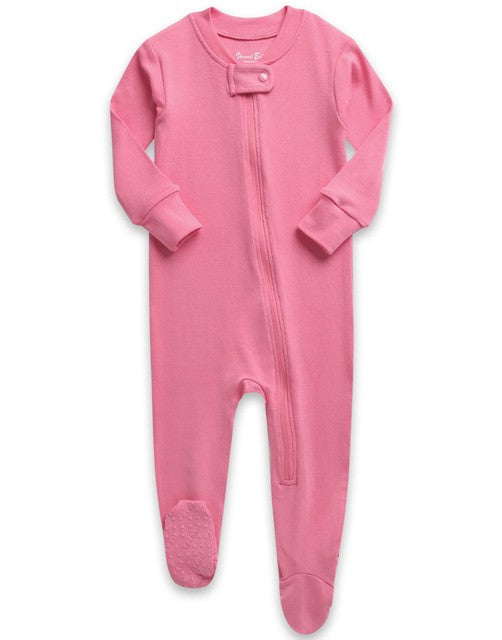 Pink Baby Footie Pajamas