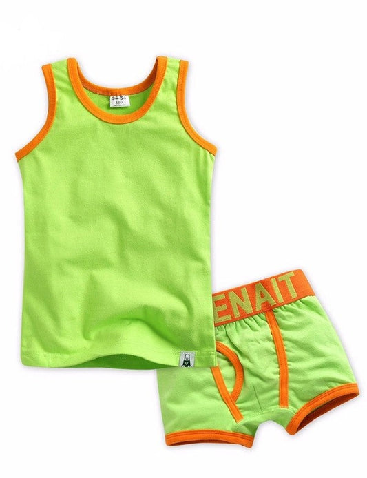 Green Under Shirt & Boxer Set