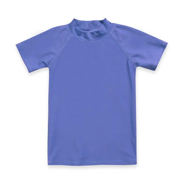 Purple/Blue Short Sleeve Rash Guard Top